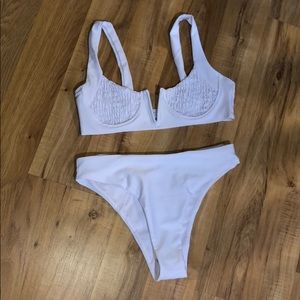 Shein White Bikini